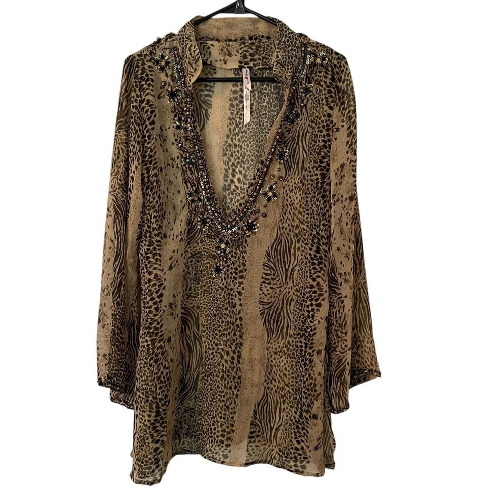 Women's Blouse Ocean Breeze Size Large